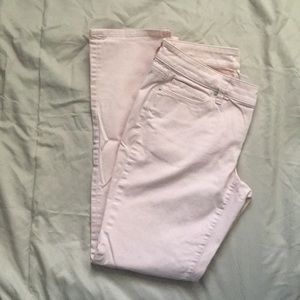 Loft pink skinny jeans